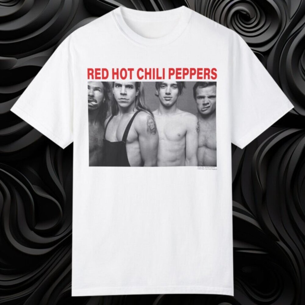 Red Hot Chili Peppers 1990 Album Tour Rock Band Music Fan Streetwear T-Shirt 91
